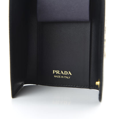 Prada Vitello Move 6 Key Holder Black 6 of 8