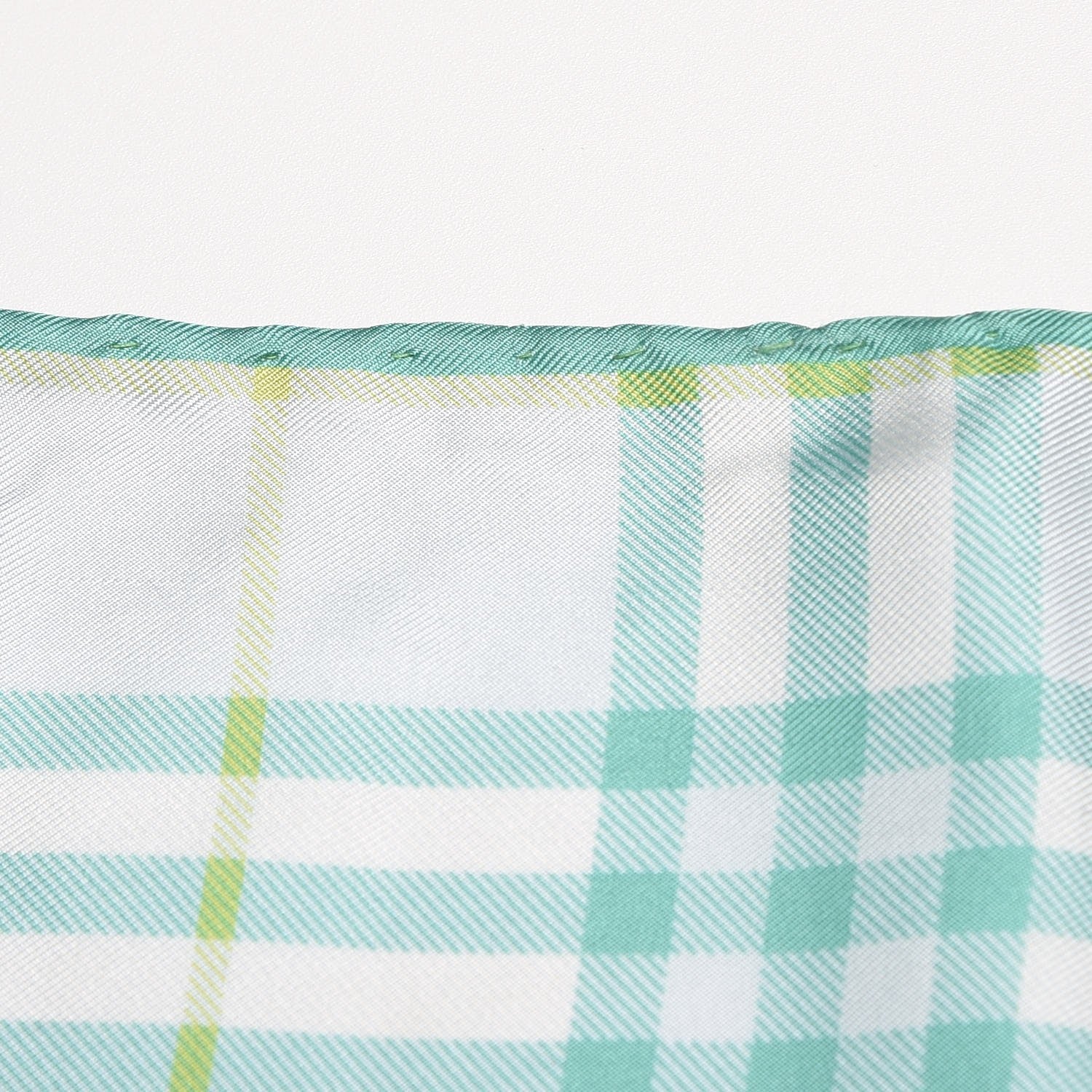 Burberry Silk Check Scarf Green 17 of 20