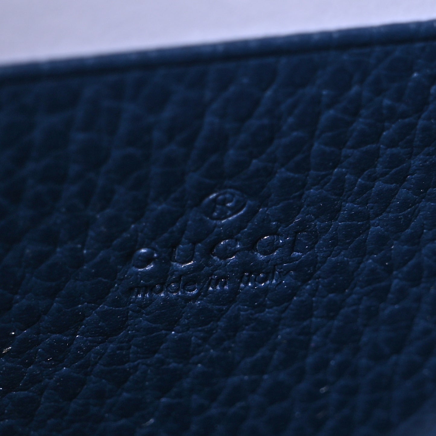 Dollar Calfskin Crystal Mini Dionysus Chain Wallet Blue Agata Black Diamond