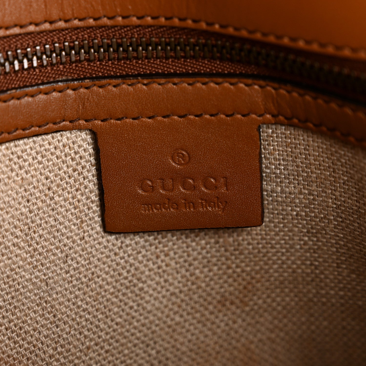 Gucci Monogram Medium Lady Web Shoulder Bag Beige Cuir 6 of 14