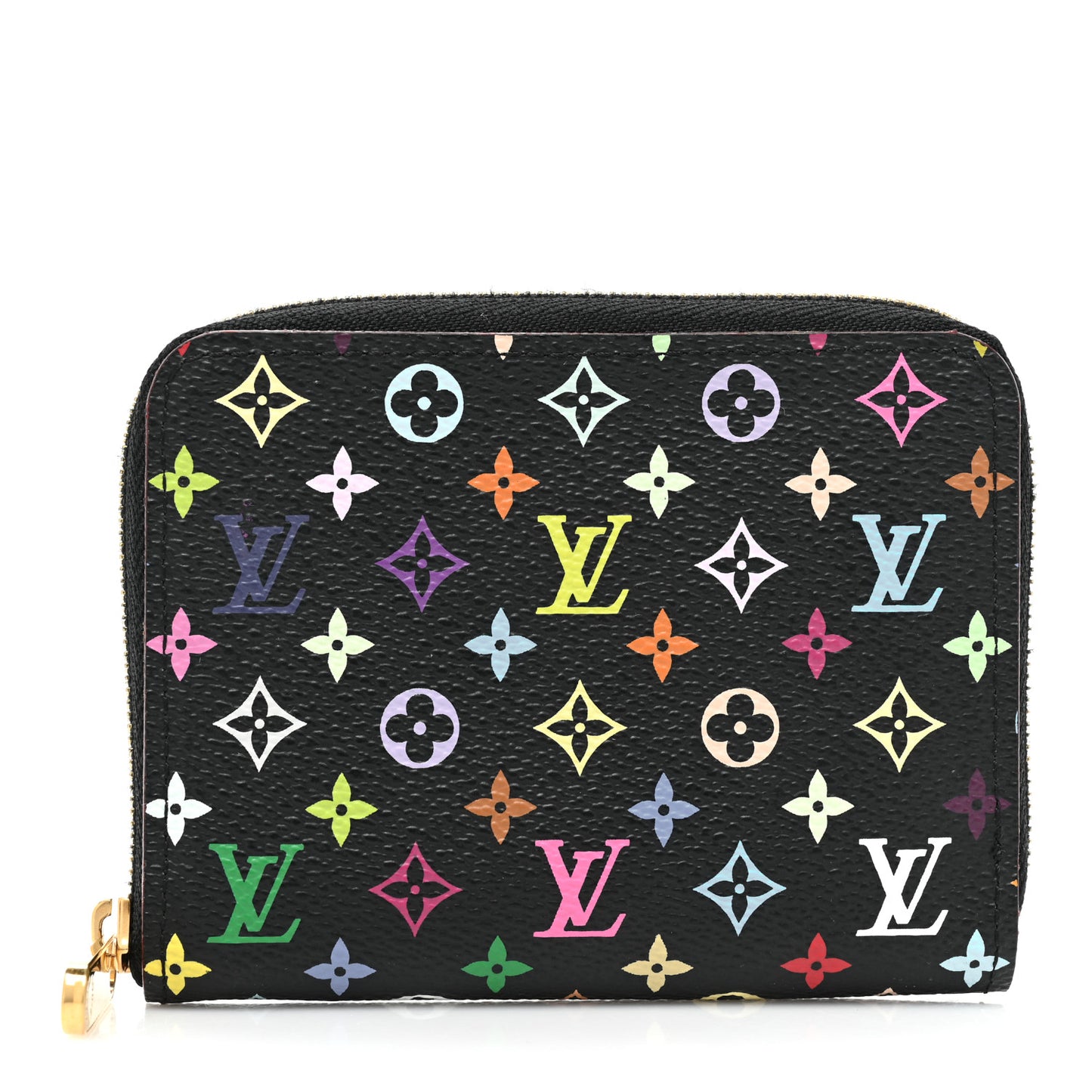 Monogram Multicolor Zippy Coin Purse Black Grenade