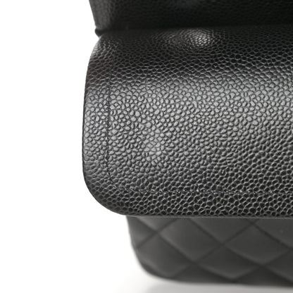 Chanel Caviar Quilted Medium Double Flap Black 11 of 11