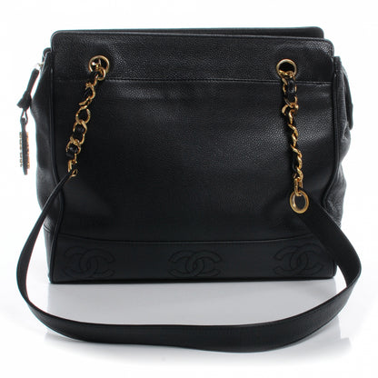 Chanel Caviar Shoulder Bag Black 1 of 7