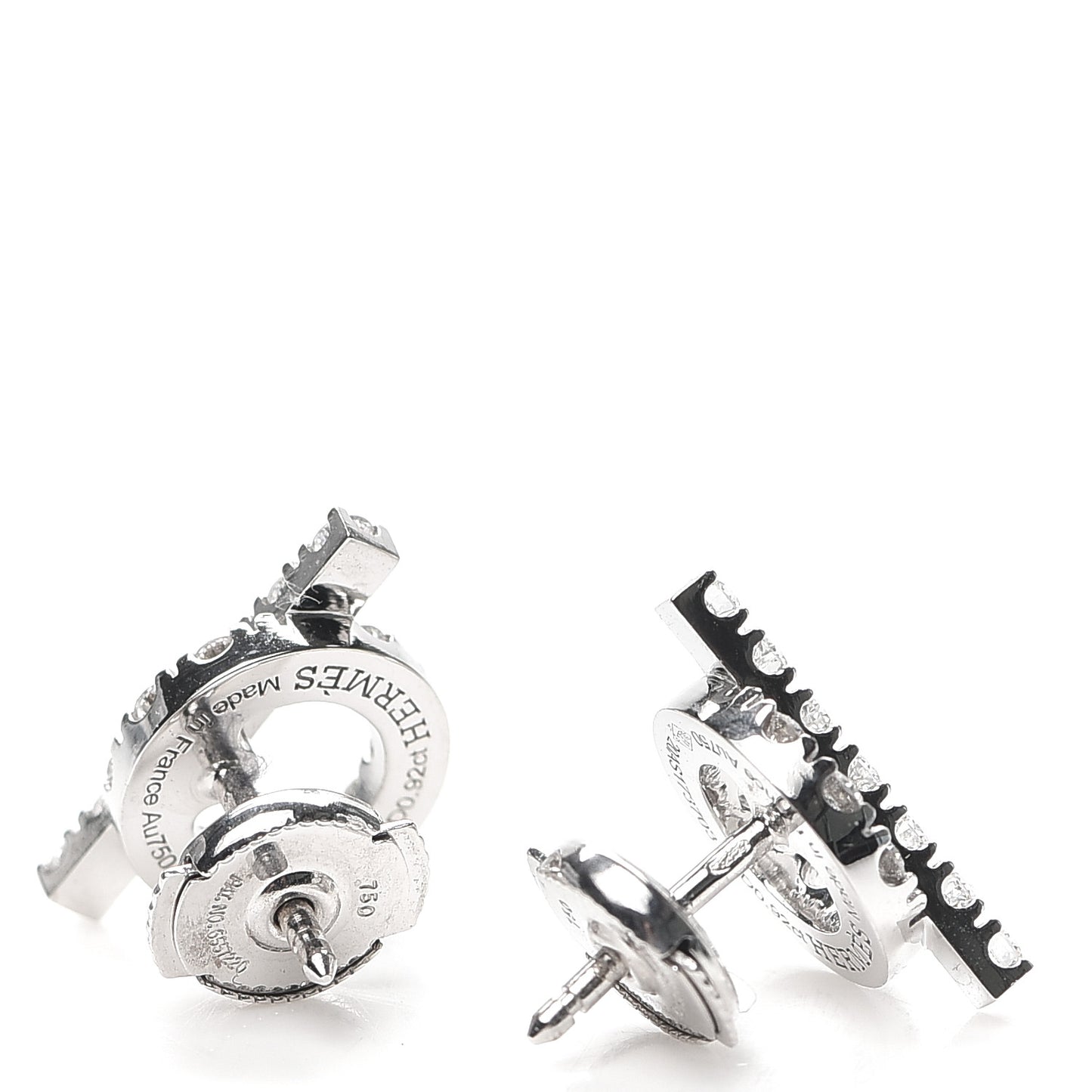 18K White Gold Diamond Finesse Earrings