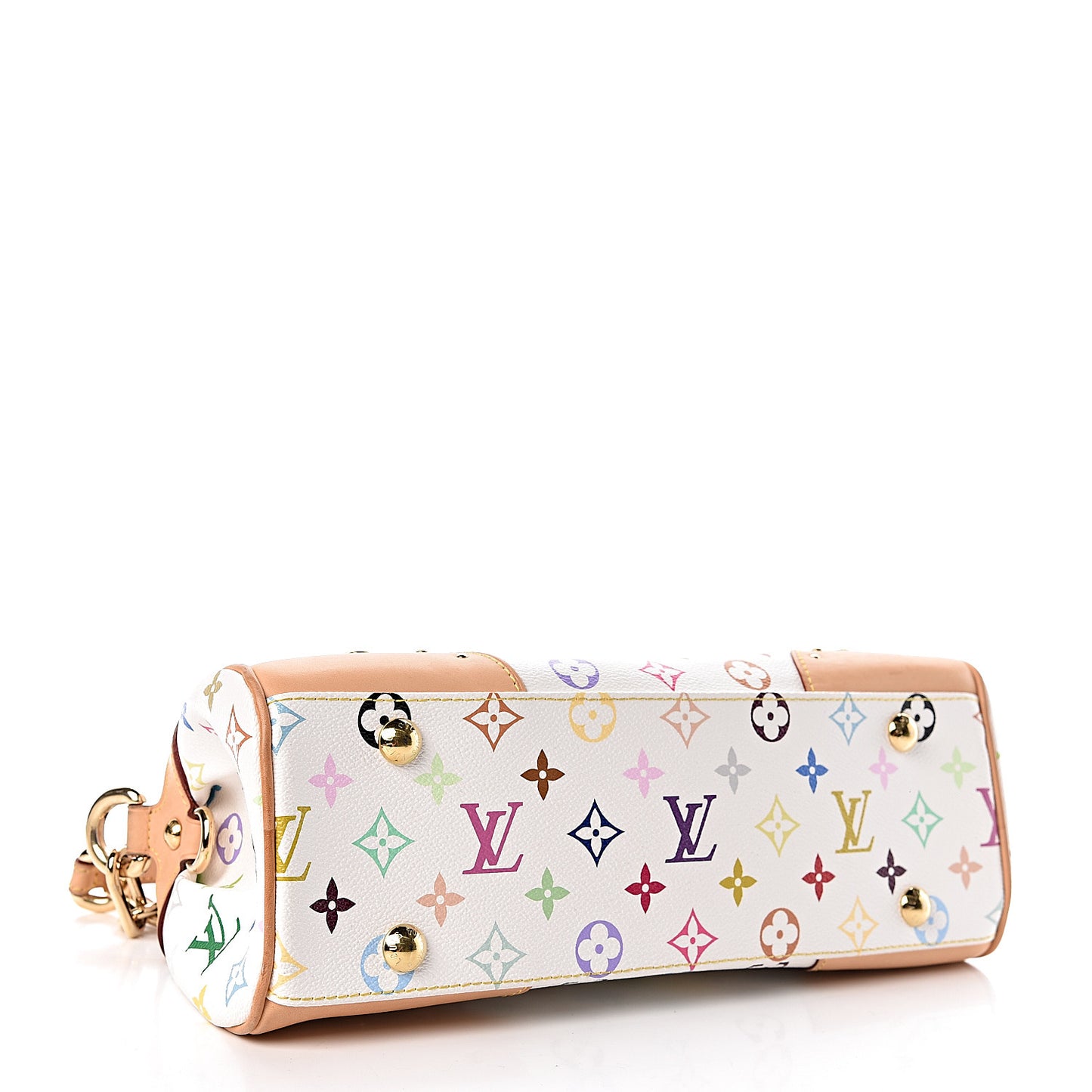 Monogram Multicolor Beverly MM White