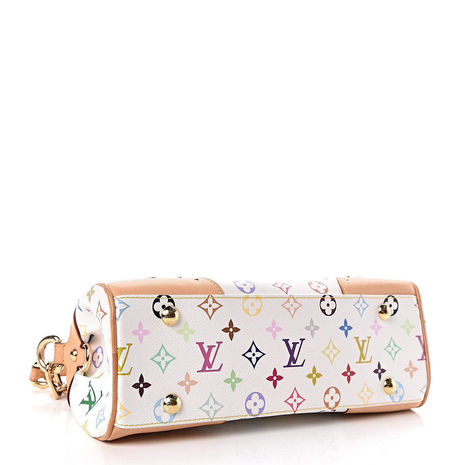 Louis Vuitton Monogram Multicolor Beverly MM White 4 of 11