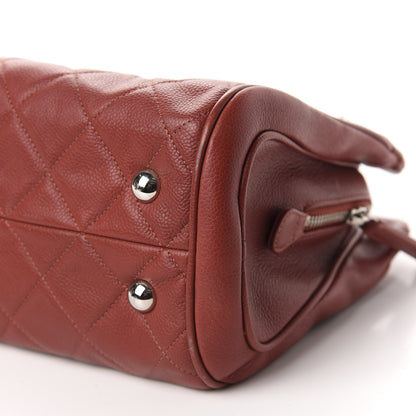 Chanel Caviar Quilted Tote Red 7 of 11