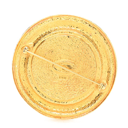 Chanel 31 Rue Cambon Medallion Brooch Gold 2 of 5