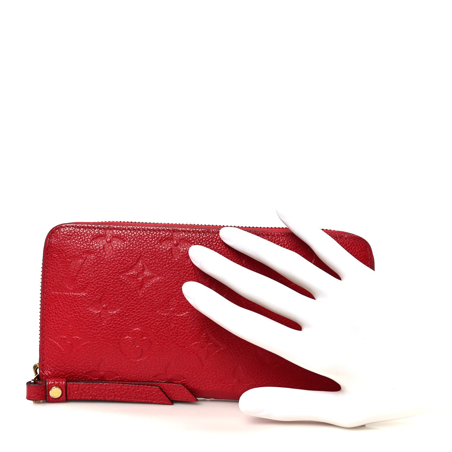 Louis Vuitton Empreinte Zippy Wallet Cherry 2 of 8