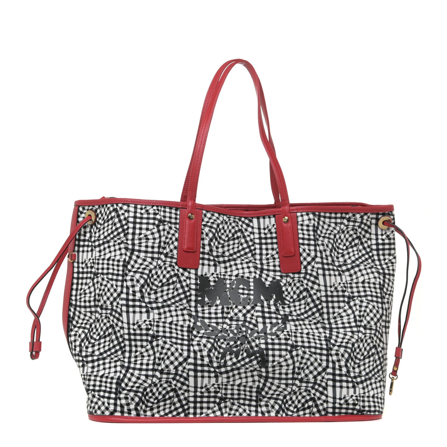 Visetos Large Liz Reversible Shopper Tote Ruby Red