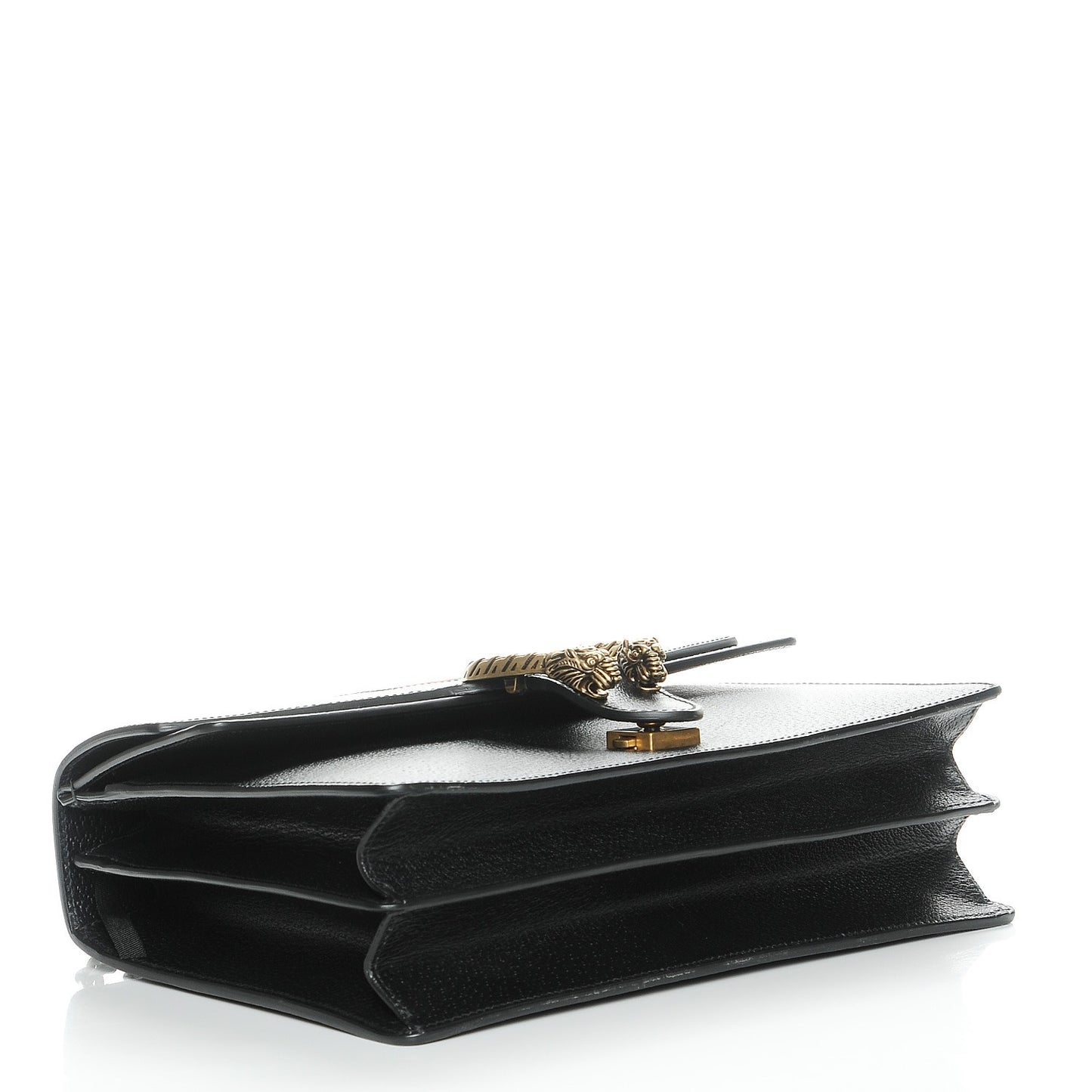 Calfskin Web Medium Dionysus Shoulder Bag Black