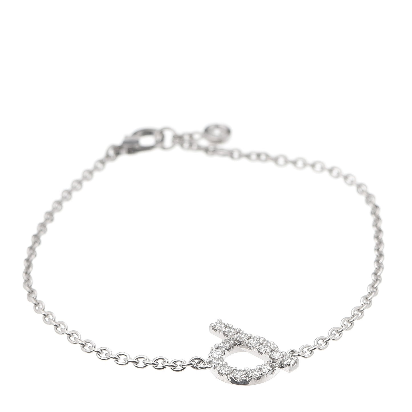 18K White Gold Diamond Finesse Bracelet ST