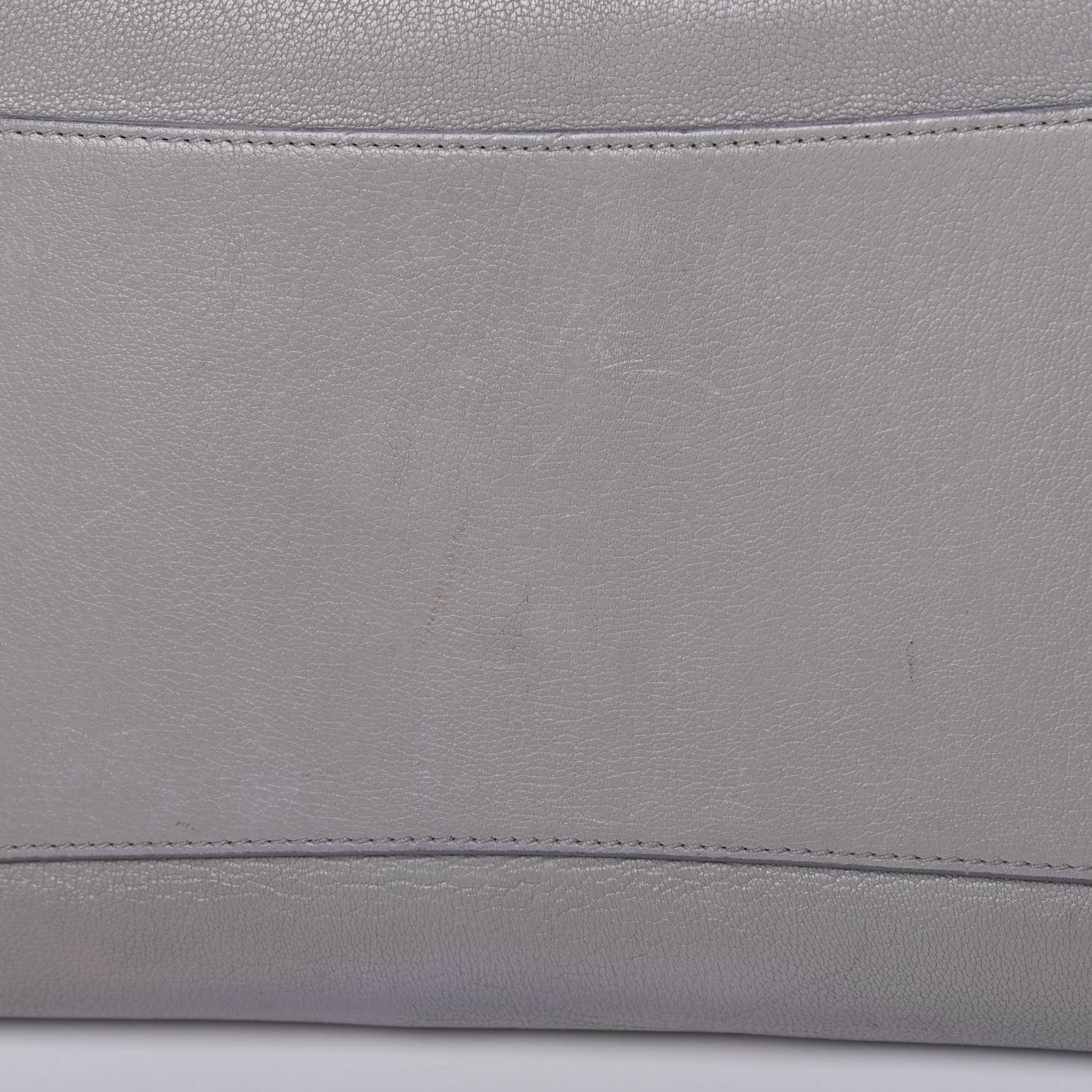 Sugar Goatskin Medium Antigona Pearl Grey
