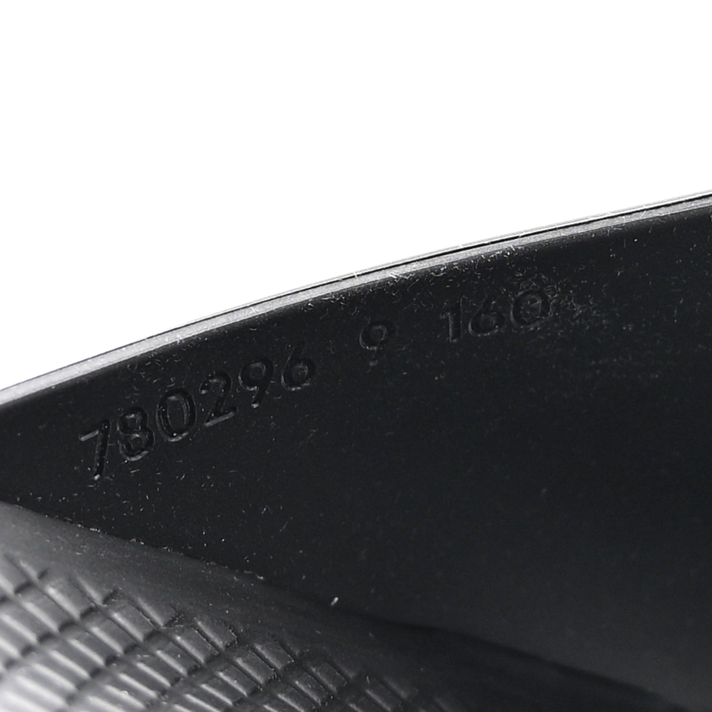 Rubber Interlocking G Pursuit Mens Slide Sandals 9 Black White
