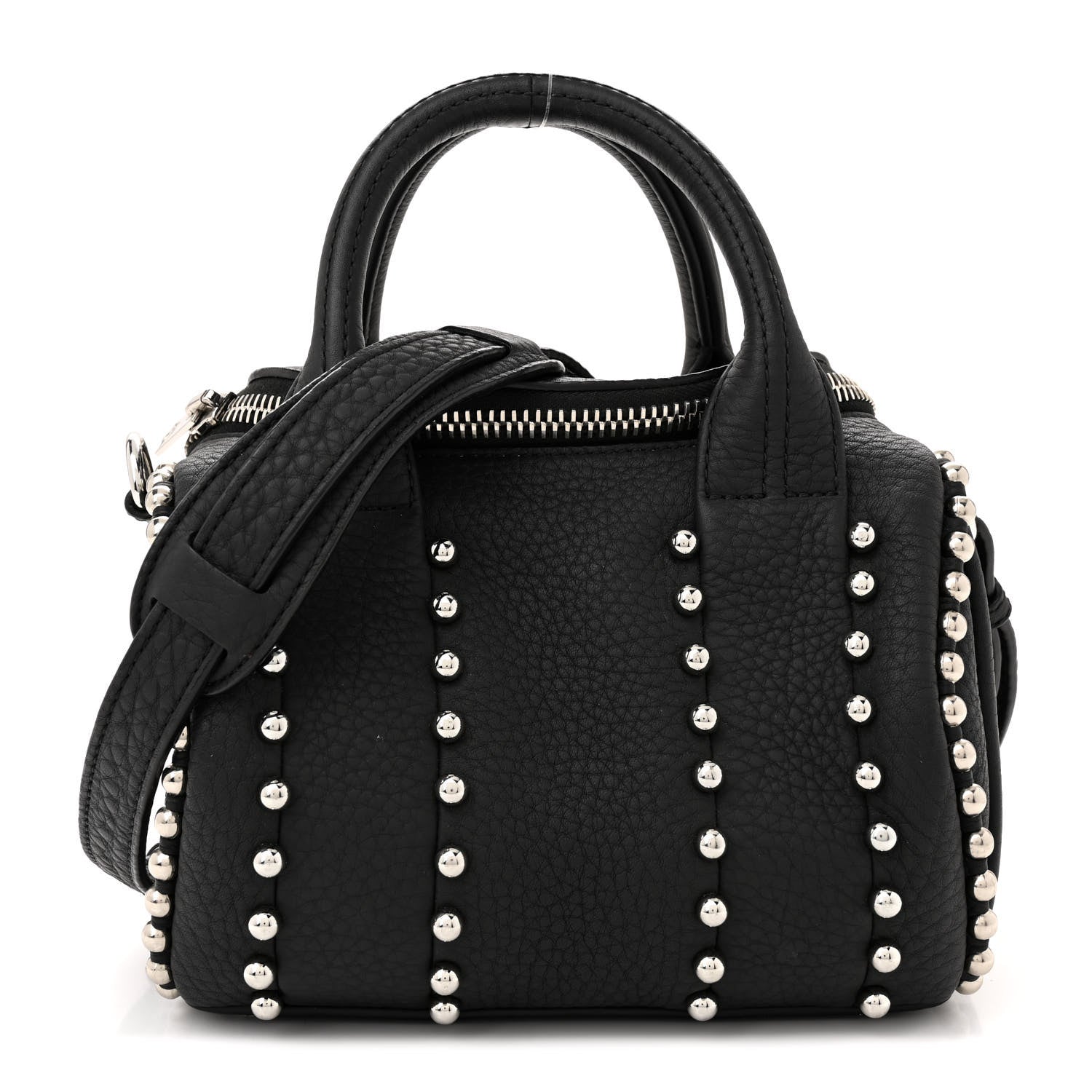 Alexander Wang Calfskin Studded Mini Rockie Matte Black Rhodium Hardware 1 of 10
