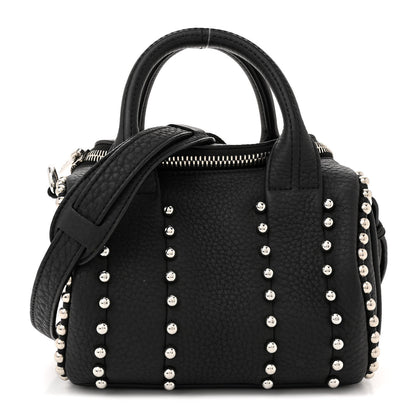 Alexander Wang Calfskin Studded Mini Rockie Matte Black Rhodium Hardware 1 of 10