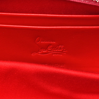 Christian Louboutin Patent Small Loubi Twist Zip Chain Clutch Bag Bubble Gum 6 of 9