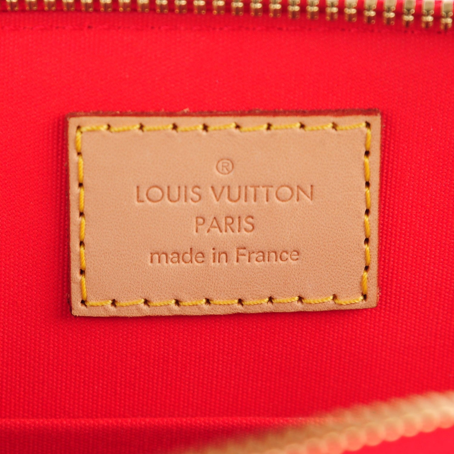 Louis Vuitton Vernis Alma BB Rouge Grenadine 5 of 7