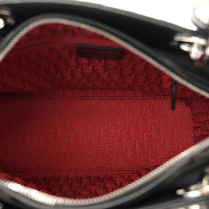 Christian Dior Lambskin Cannage Medium Lady Dior Black 4 of 9