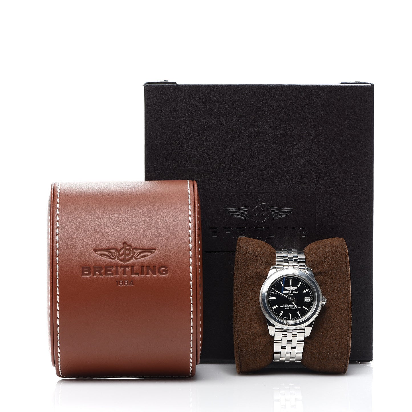 Stainless Steel 36mm Galactic SleekT Quartz Watch Black W74330