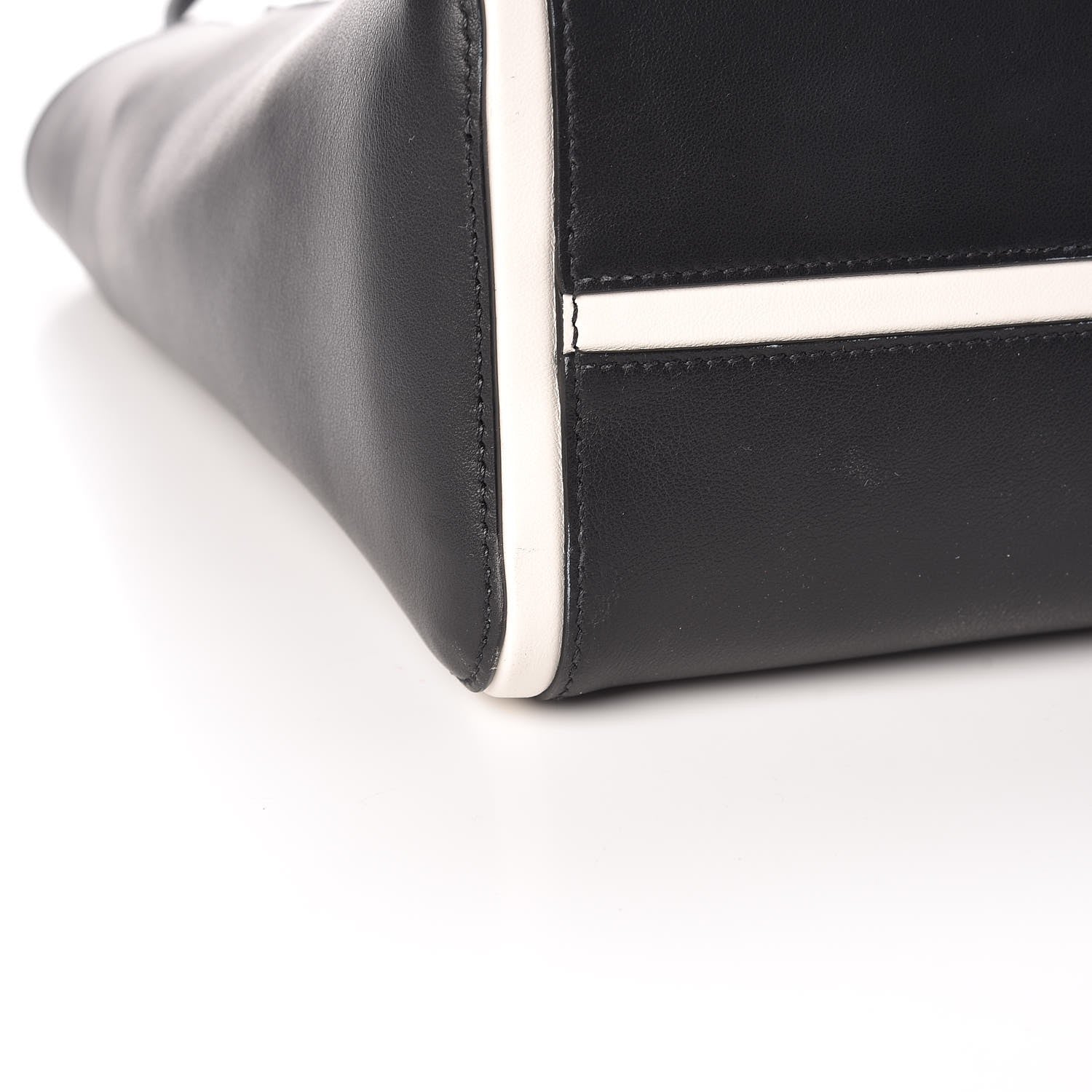 Prada Grace Lux Light Small Ouverture Shoulder Bag Black White 10 of 14