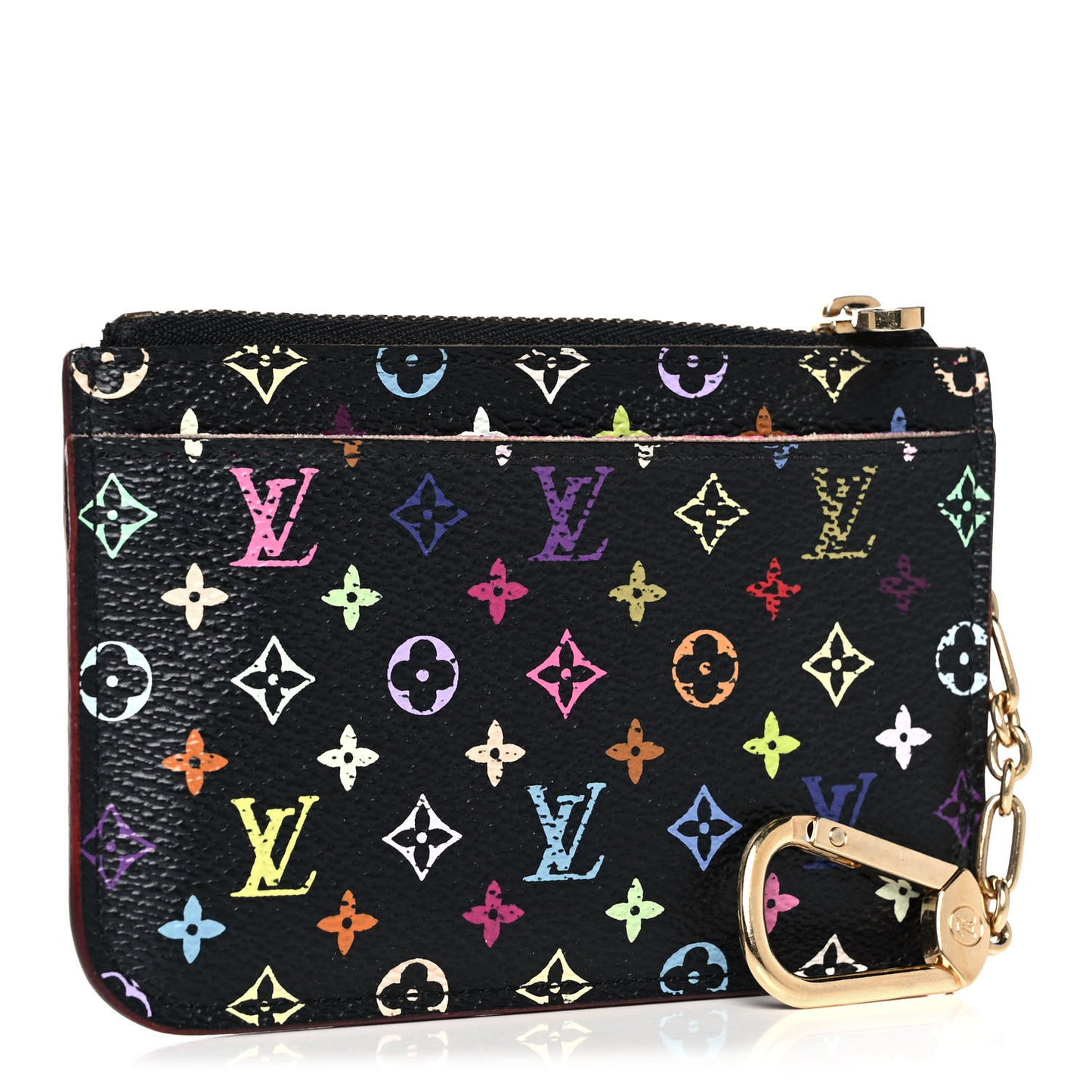 Monogram Multicolor Key Pouch Black Grenade
