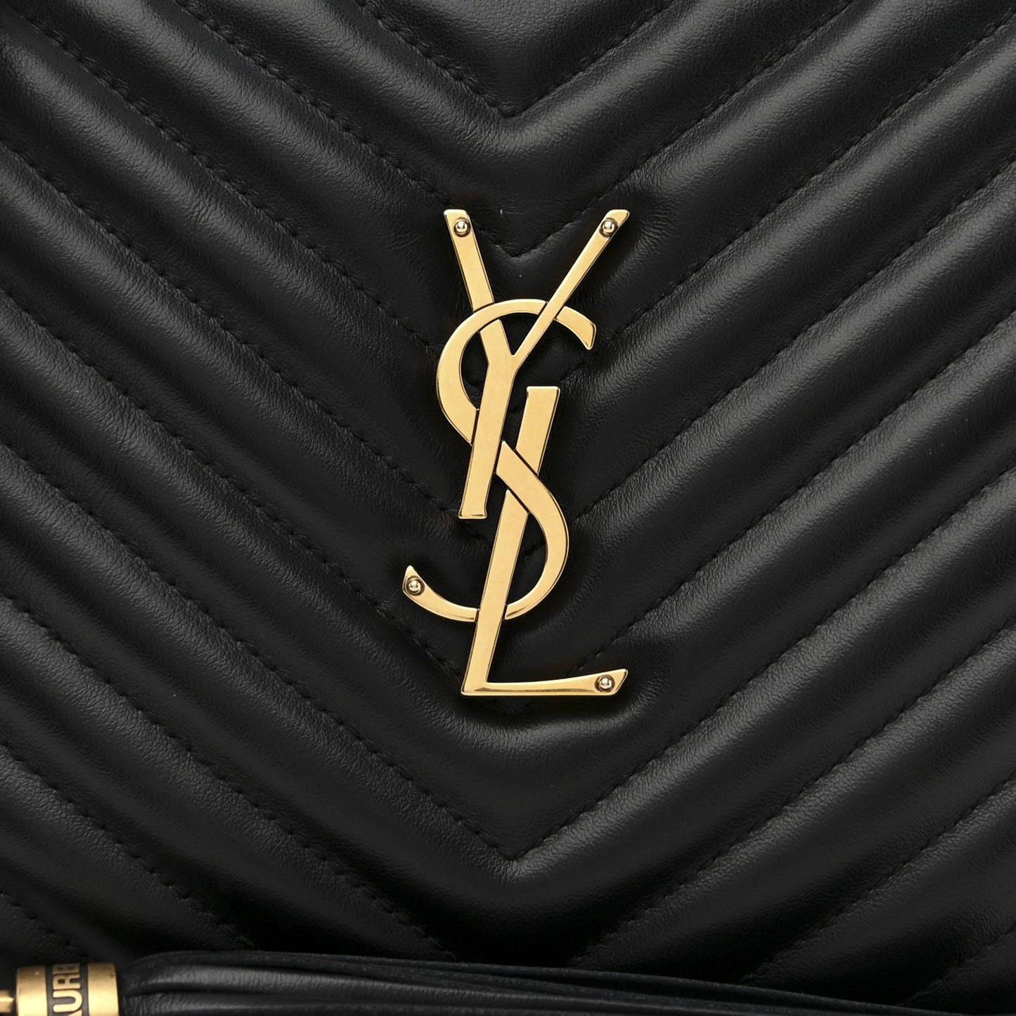 Calfskin Matelasse Monogram Lou Camera Bag Black