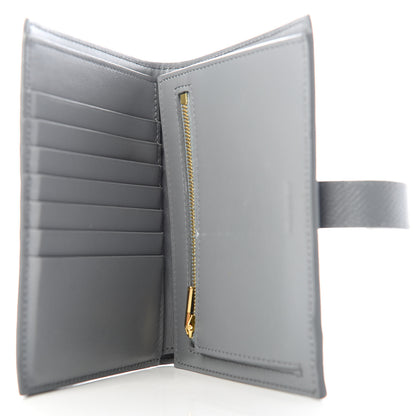 Celine Grained Calfskin Medium Multifunction Strap Wallet Grey 5 of 6