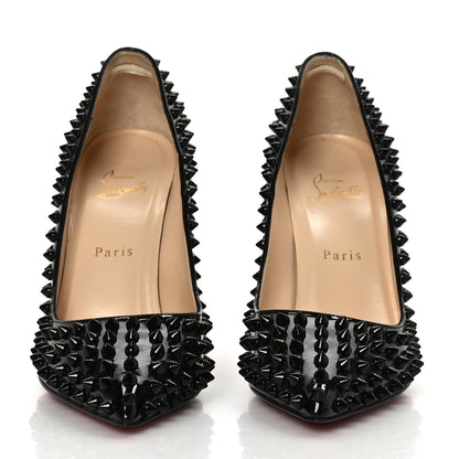 Christian Louboutin Nappa Pigalle Spikes 100 Pumps 40 Black 2 of 7