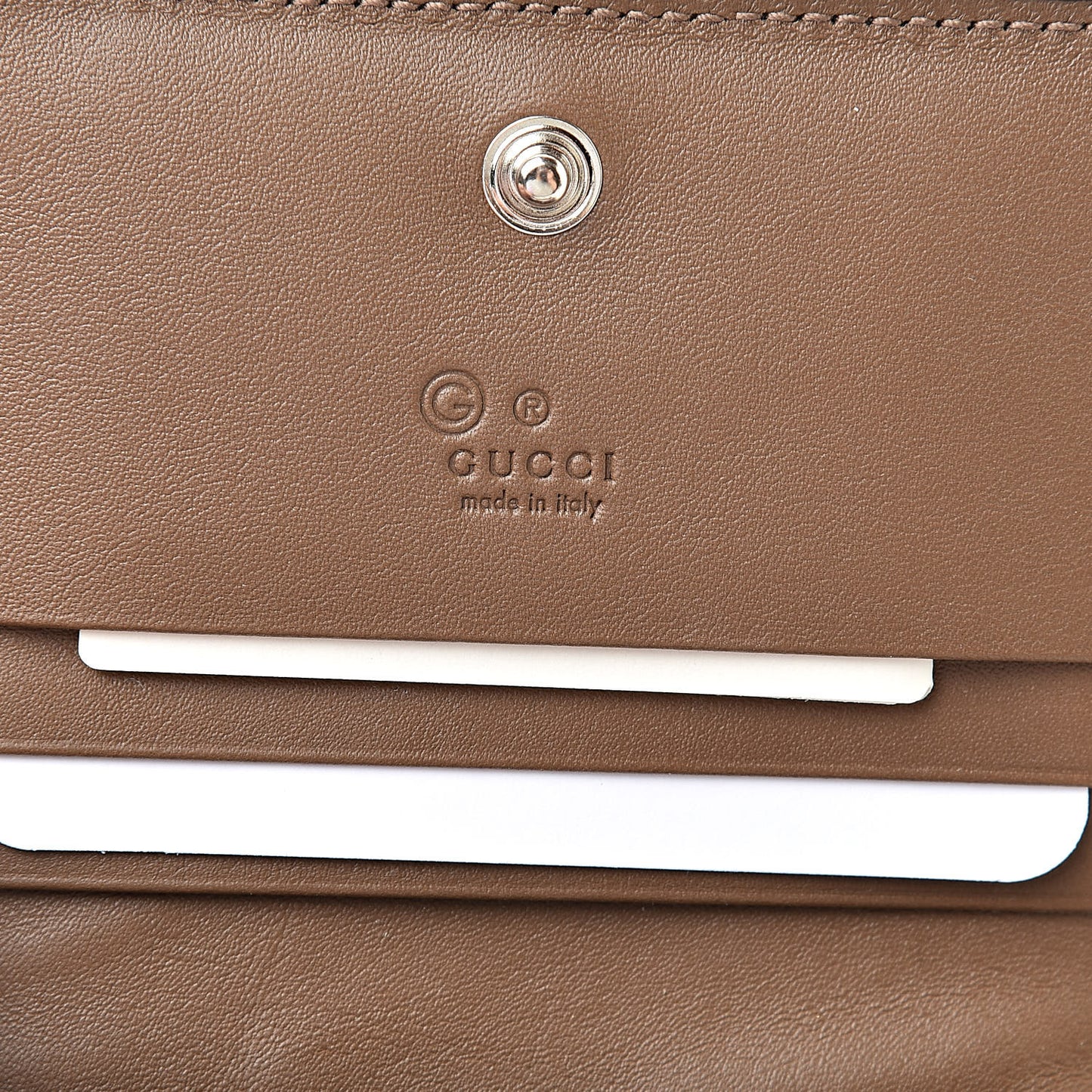 Microguccissima Card Case Wallet Acero