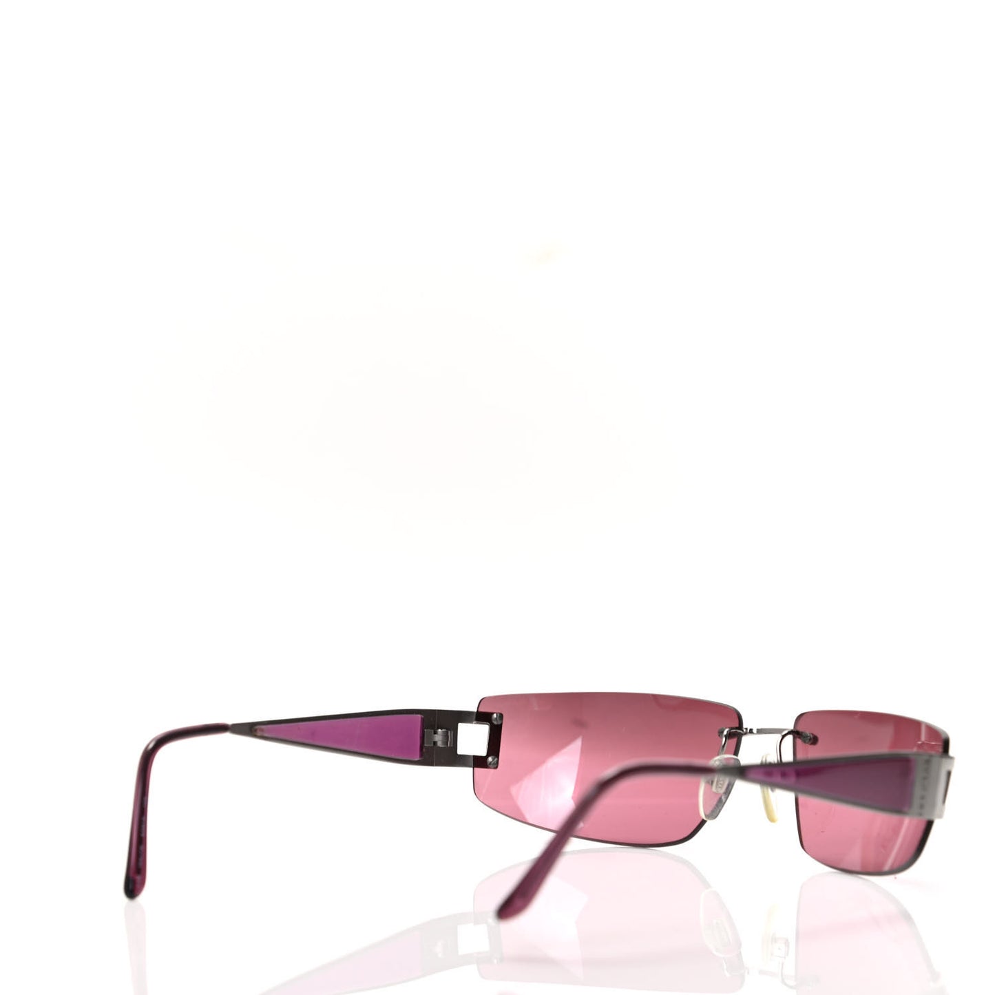 Crystal Square Sunglasses 104-7E Pink