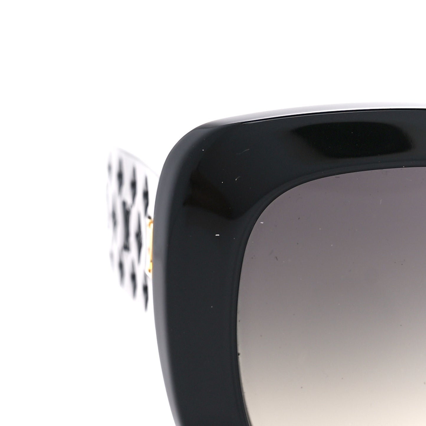 Acetate LV Empreinte Square Sunglasses Z1611E Black