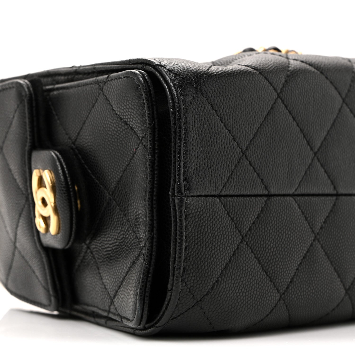 Chanel Caviar Quilted Mini Chanel 25 Handbag Black 23 of 37