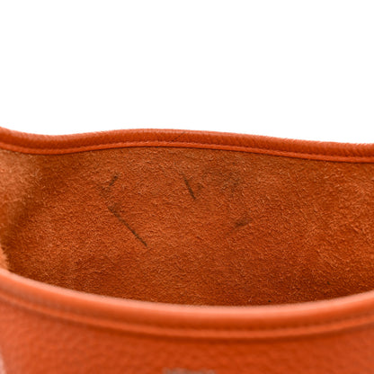 Hermes Taurillon Clemence Evelyne III PM Orange 11 of 17