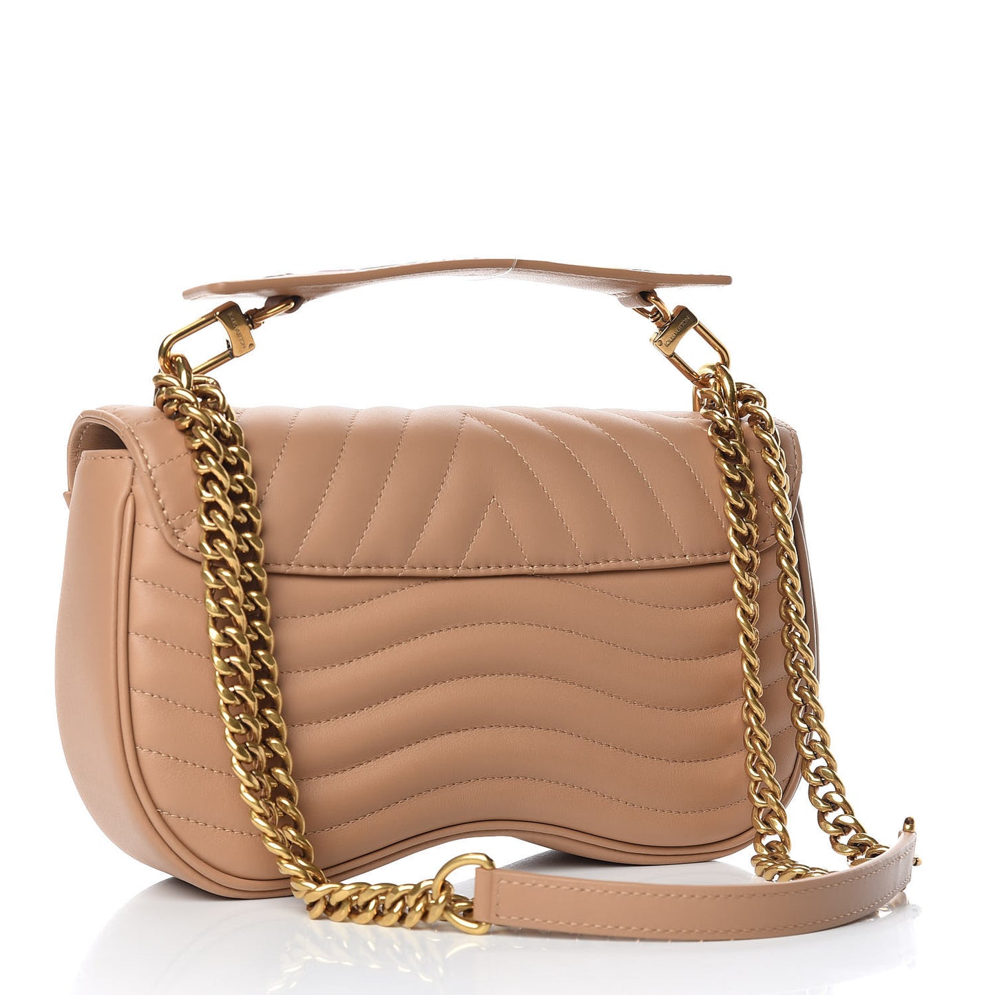 Calfskin New Wave Chain MM Noisette