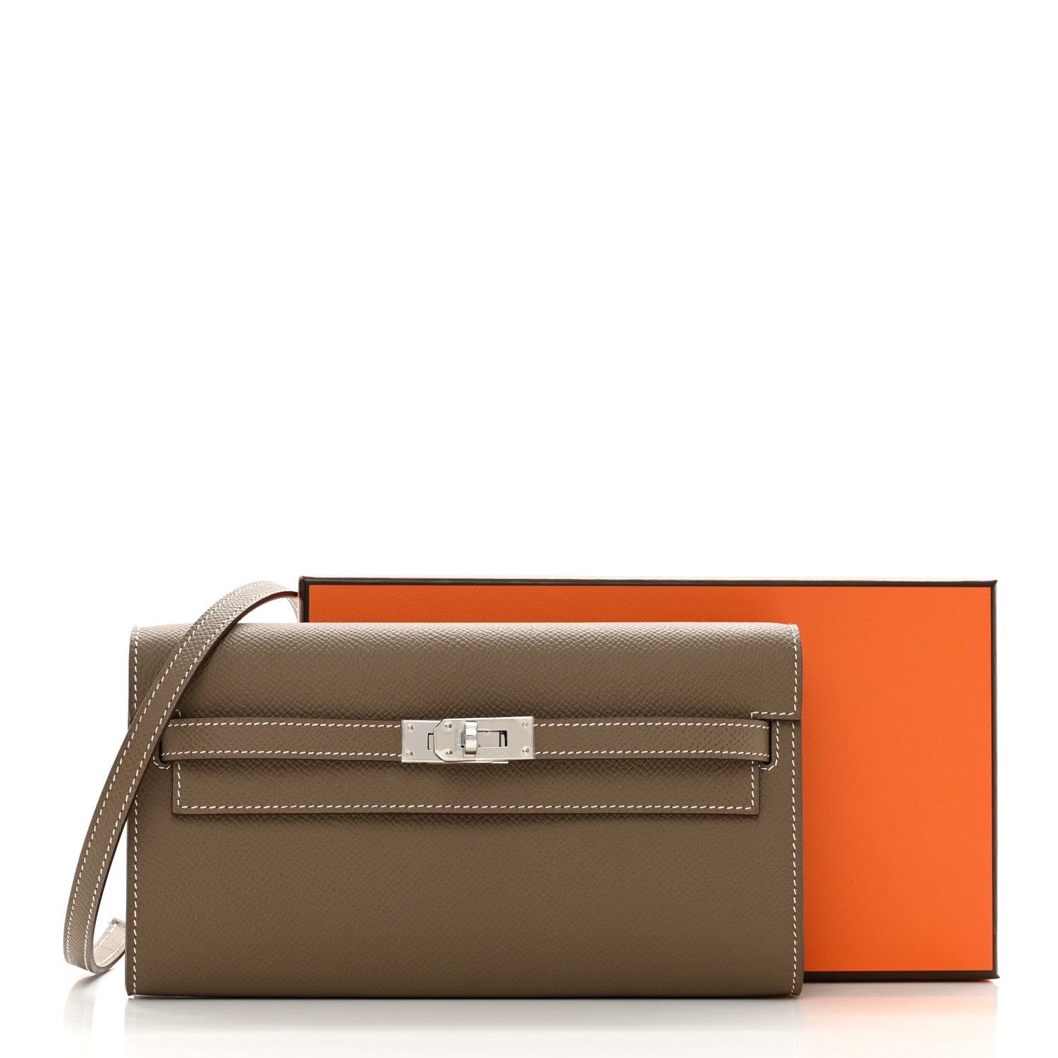 Hermes Epsom Kelly Wallet To Go Etoupe 9 of 9