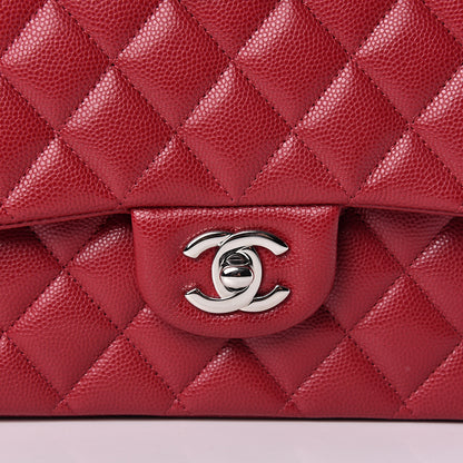 Chanel Caviar Quilted Medium Double Flap Pink 8 of 11