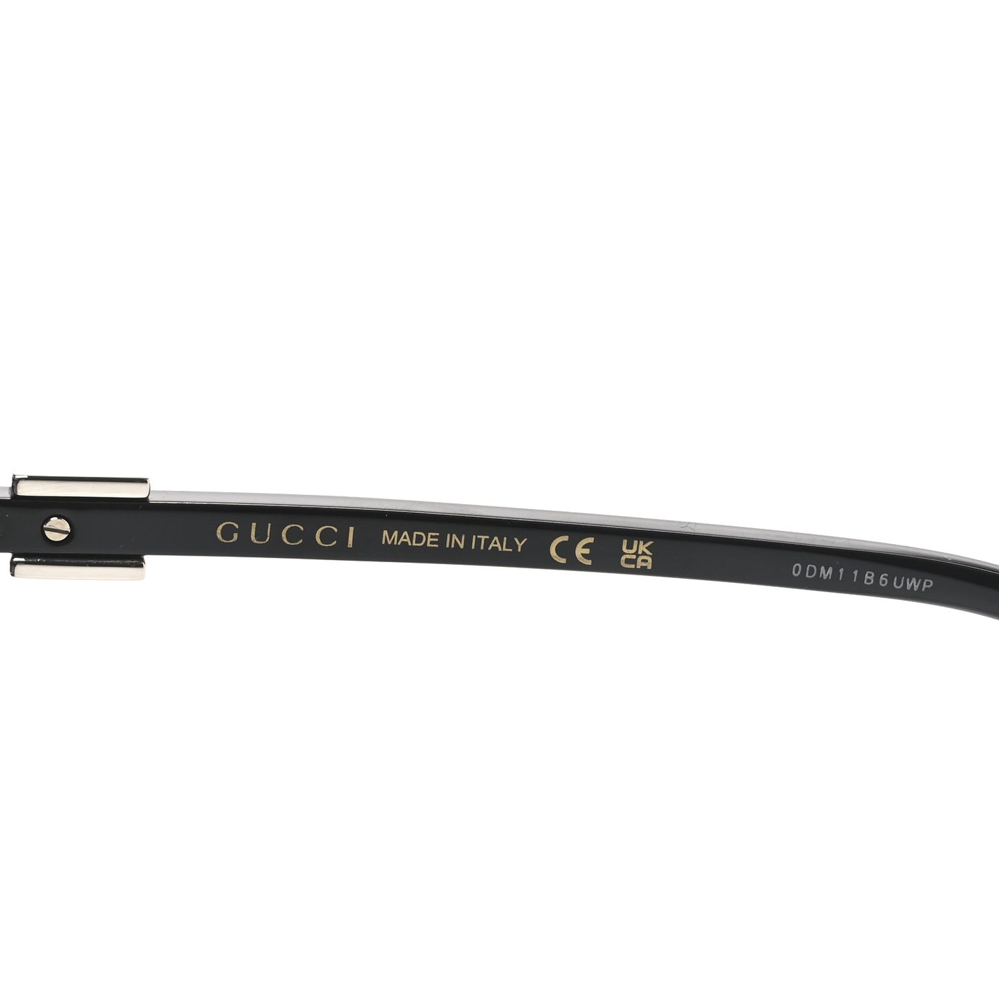 Acetate Rectangle Sunglasses GG1681S Black