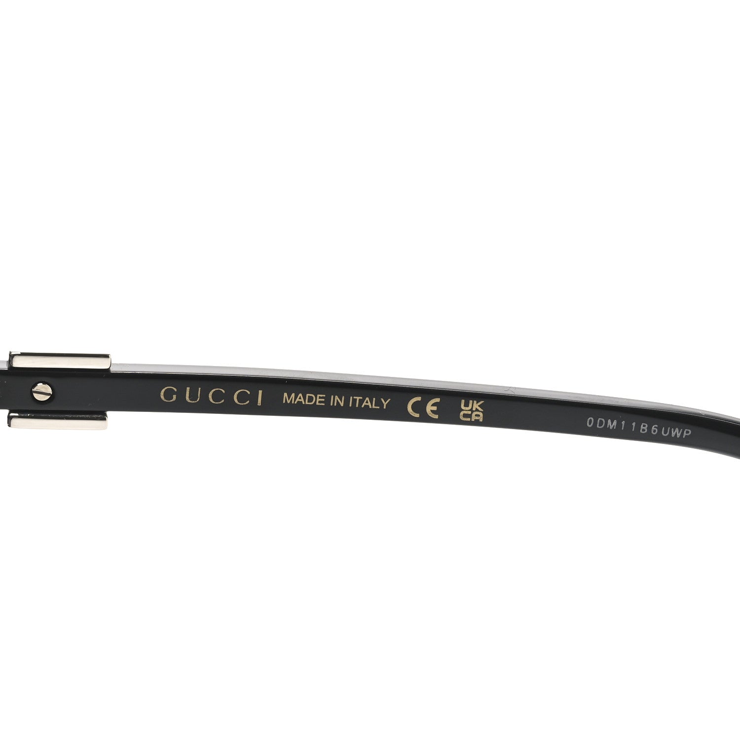 Gucci Acetate Rectangle Sunglasses GG1681S Black 5 of 7