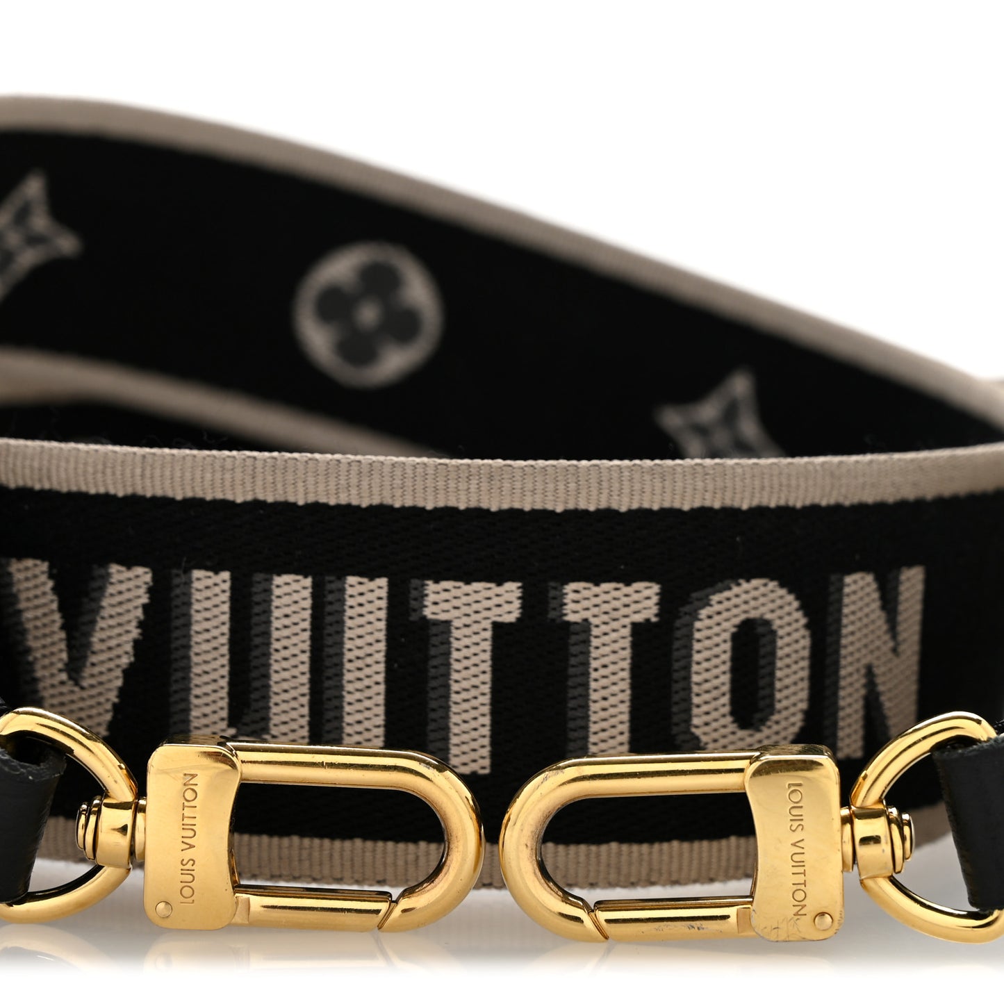 Jacquard Diane Shoulder Strap  Black Ivory