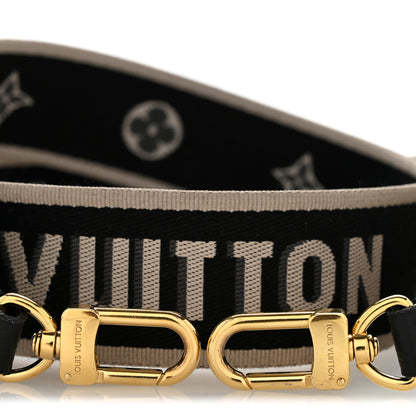 Louis Vuitton Jacquard Diane Shoulder Strap  Black Ivory 3 of 5