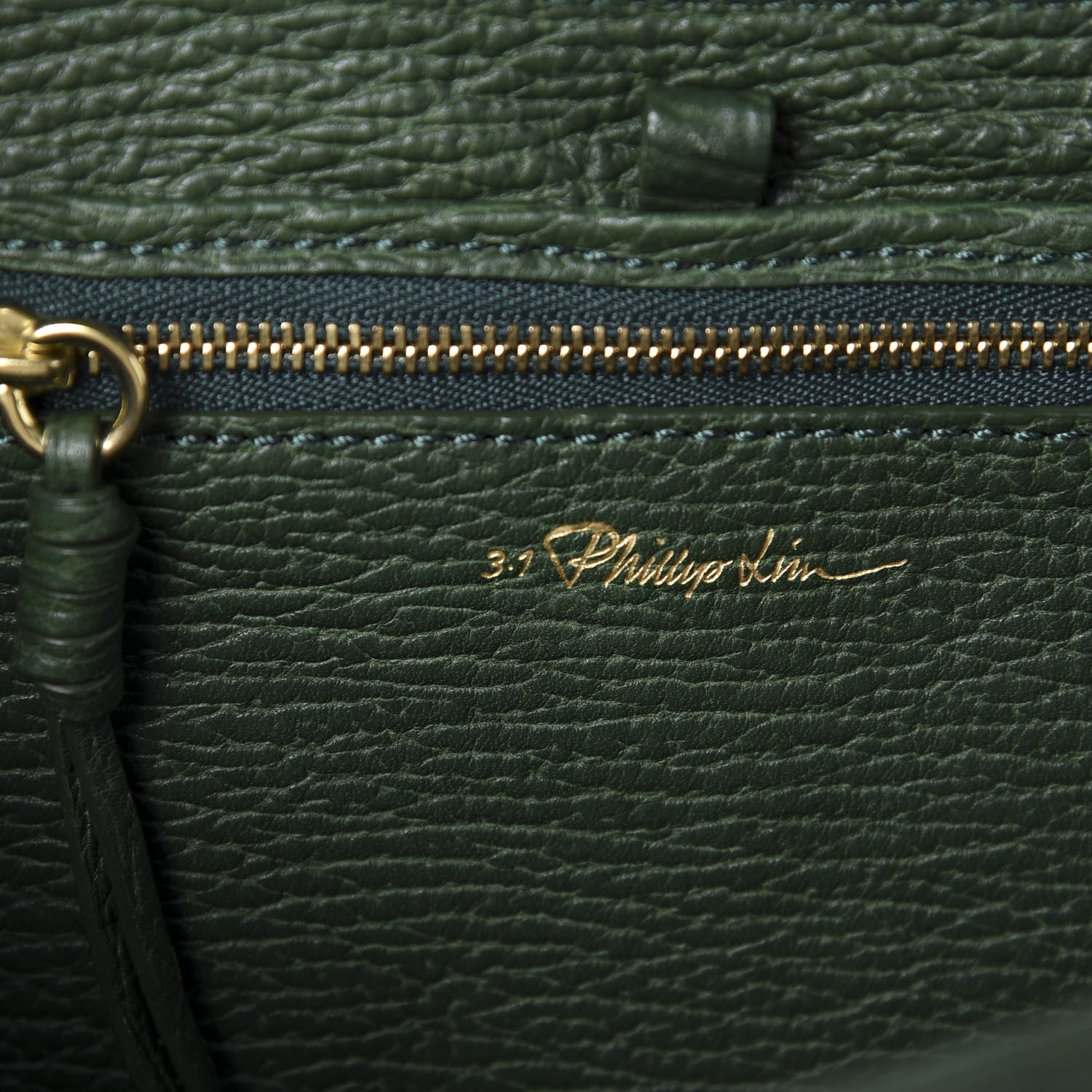 3.1 Phillip Lim 3.1 Textured Calfskin Mini Pashli Satchel Jade 8 of 10