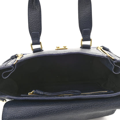 3.1 Phillip Lim Textured Calfskin Medium Pashli Satchel Ink 5 of 7