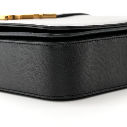 Saint Laurent Textured Calfskin Medium Classic Monogram Universite Bag Black 10 of 12