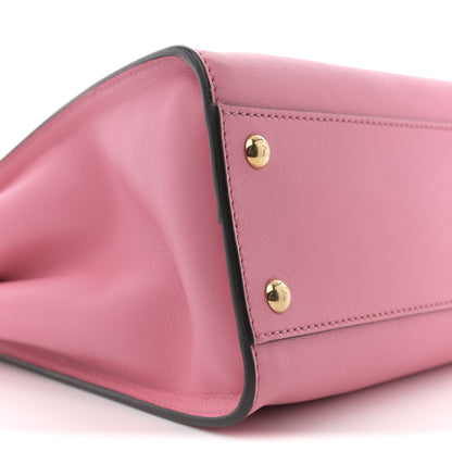 Fendi Vitello Seta Medium Peekaboo Iconic Satchel Pink 9 of 10