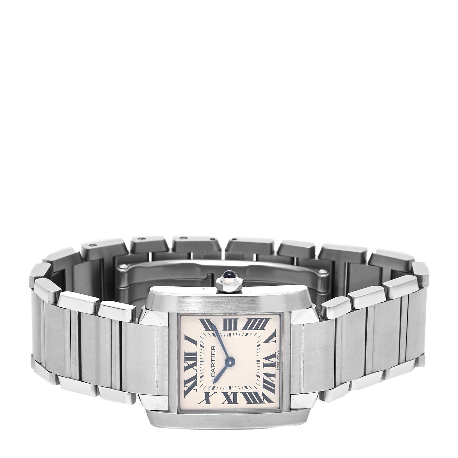 Cartier Stainless Steel 25mm Tank Francaise Quartz Watch 2 of 5