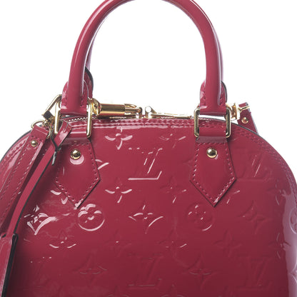Louis Vuitton Vernis Alma BB Rose Indien 8 of 11