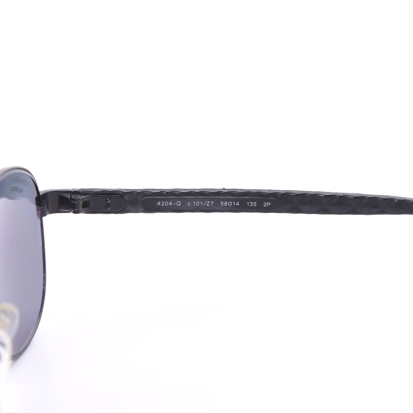 Pilot Summer Polarized Quilted Aviator Sunglasses 4204-Q Black