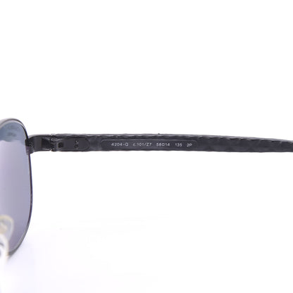 Chanel Pilot Summer Polarized Quilted Aviator Sunglasses 4204-Q Black 6 of 8