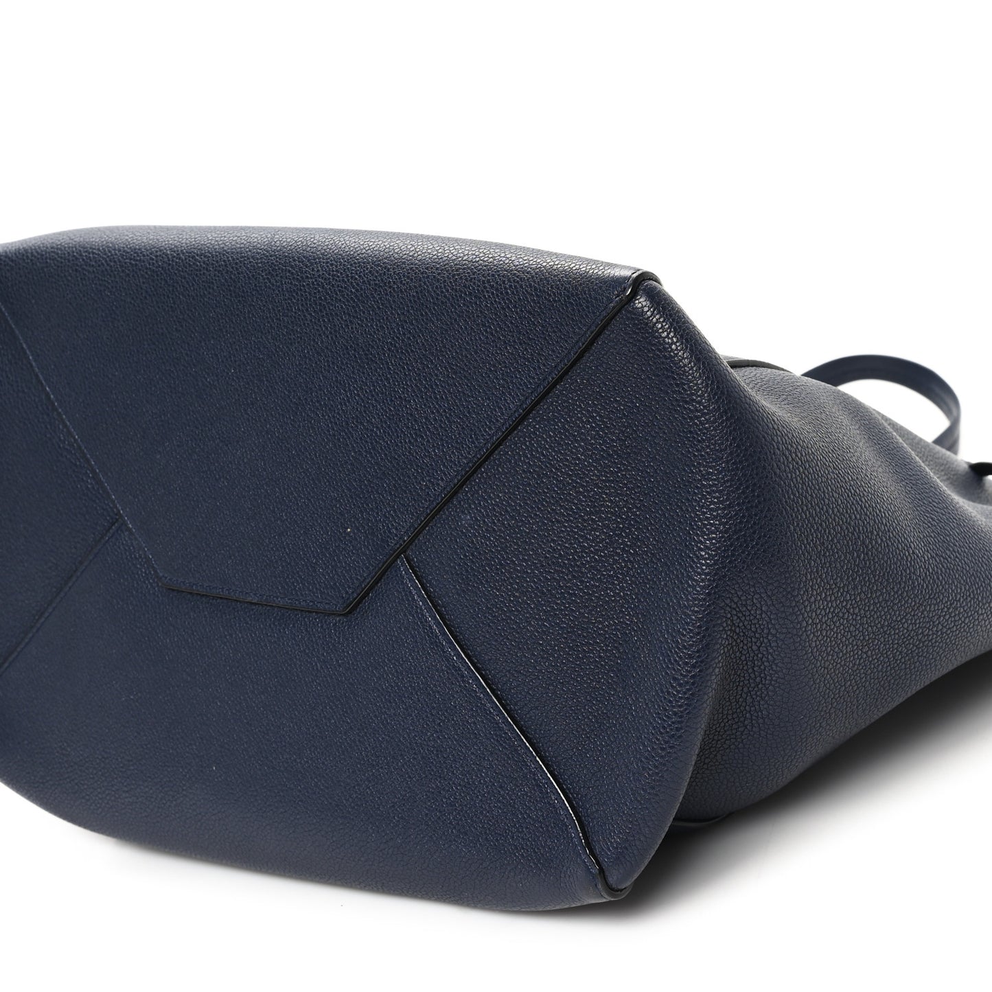 Soft Grained Calfskin Small Belt Cabas Phantom Navy